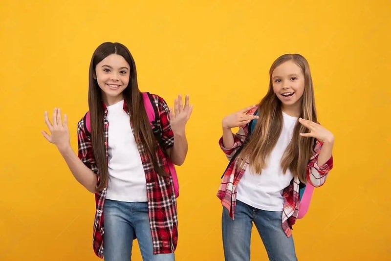 Brix Girls' Long Sleeve Tees - 4 -Pack Crew Neck Soft Cotton T Shirts. 11/13 - Image 4